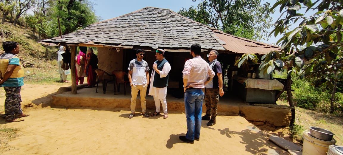 Helping to build a new house to widow lady by garry cares foundation